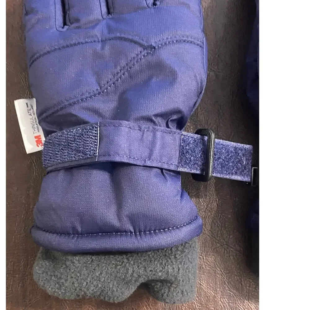 L.L. Bean Kids Small Unisex Winter‎ Ski Gloves Thinsulate Insulated Fleece Lined
